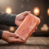 Himalayan pink salt brick 8x4x2 for salt wall installation